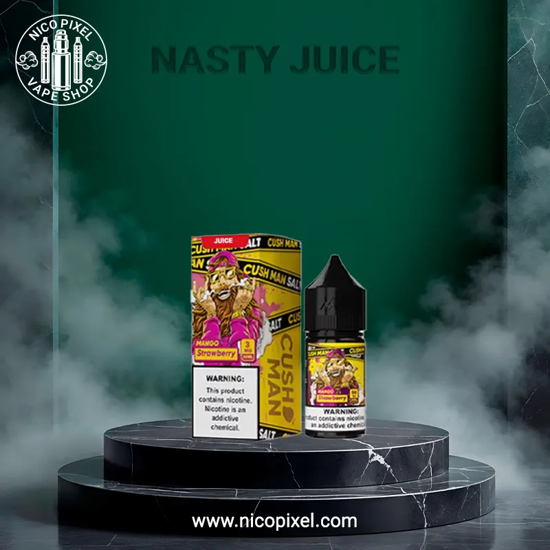 جویس انبه توت فرنگی کاشمن برند نستی - NASTY MANGO STRAWBERRY CUSHMAN JUICE