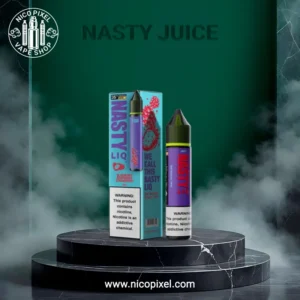 جویس بلوبری تمشک توت فرنگی برند نستی - NASTY BLUEBERRY RASPBERRY STRAWBERRY JUICE