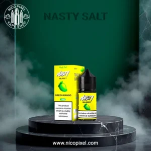 سالت نیکوتین انبه سبز سری برست برند نستی - NASTY GREEN MANGO SALT NIC