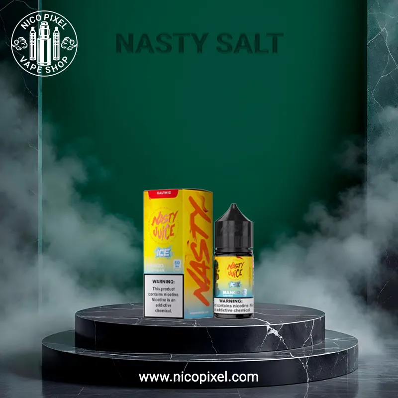 سالت نیکوتین انبه کاشمن سوپر کول پایه کوتاه برند نستی - NASTY MANGO CUSHMAN SUPER COOL SALT NIC سالت نیکوتین انبه کاشمن سوپر کول پایه کوتاه برند نستی - NASTY MANGO CUSHMAN SUPER COOL SALT NIC