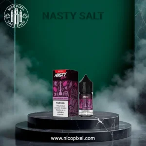 سالت نیکوتین انگور تمشک قلیانی پایه کوتاه برند نستی - NASTY GRAPE RASPBERRY SHISHA SALT NIC
