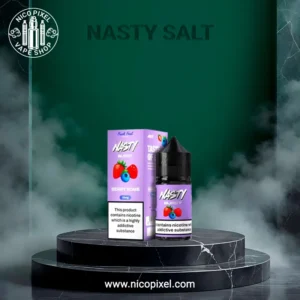سالت نیکوتین بمب بری سری برست برند نستی - NASTY BERRY BOMB SALT NIC