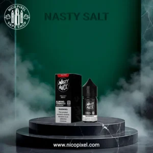 سالت نیکوتین تنباکو بادام پایه کوتاه برند نستی - NASTY ALMOND TOBACCO GOLD BLEND SALT NIC