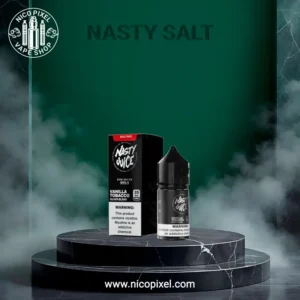 سالت نیکوتین تنباکو وانیل پایه کوتاه برند نستی - NASTY VANILLA TOBACCO SILVER BLEND SALT NIC