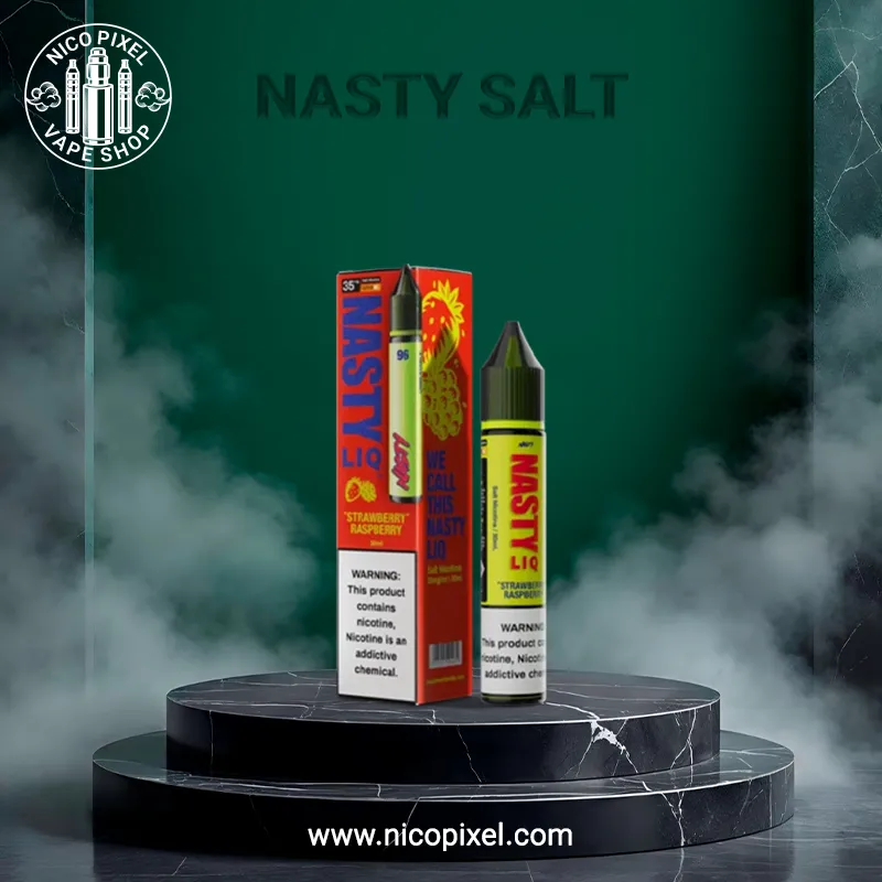 سالت نیکوتین توت فرنگی تمشک پایه بلند برند نستی - NASTY STRAWBERRY RASPBERRY SALT NIC سالت نیکوتین توت فرنگی تمشک پایه بلند برند نستی - NASTY STRAWBERRY RASPBERRY SALT NIC