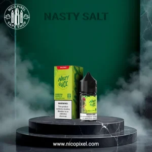 سالت نیکوتین سیب سبز پایه کوتاه برند نستی - NASTY GREEN APPLE SALT NIC