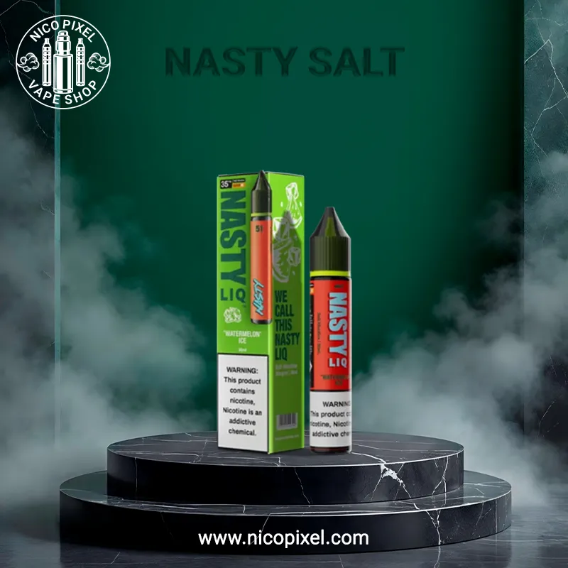 سالت نیکوتین هندوانه یخ پایه بلند برند نستی - NASTY WATERMELON ICE SALT NIC سالت نیکوتین هندوانه یخ پایه بلند برند نستی - NASTY WATERMELON ICE SALT NIC