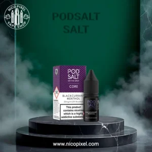 سالت نیکوتین انگور فرنگی نعنا برند پادسالت - PODSALT BLACKCURRANT MENTHOL SALT NIC