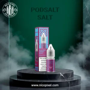 سالت نیکوتین بلوبری تمشک آلبالو برند پادسالت - PODSALT BLUE RAZZ CHERRY BLAST SALT NIC