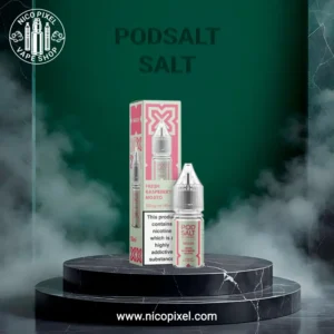 سالت نیکوتین تمشک موهیتو برند پادسالت - PODSALT FRESH RASPBERRY MOJITO SALT NIC