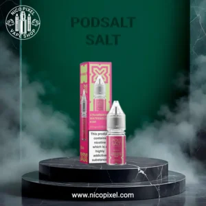 سالت نیکوتین توت فرنگی هندوانه کیوی برند پادسالت - PODSALT STRAWBERRY WATERMELON KIWI SALT NIC