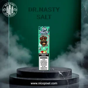سالت نیکوتین دوسیب قلیانی دکتر نستی - DR NASTY DOUBLE APPLE SHISHA SALT NIC