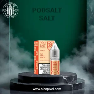سالت نیکوتین فوجی سیب هلو برند پادسالت - PODSALT FUJI APPLE PEACH SALT NIC