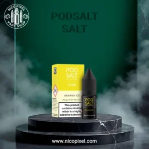 سالت نیکوتین موز یخ برند پادسالت - PODSALT BANANA ICE SALT NIC