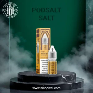 سالت نیکوتین نارگیل نارنگی شیرین برند پادسالت - PODSALT SWEET TANGERINE COCONUT SALT NIC