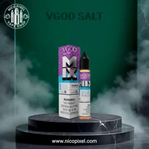 سالت نیکوتین بلوبری تمشک یخ ویگاد - VGOD BLUE RAZZ ICED SALT NIC